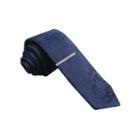 Jf J. Ferrar Floral Paisley Skinny Tie And Tie Bar Set