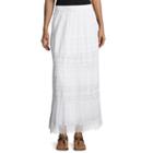 St. John's Bay Woven Pull-on Maxi Skirt