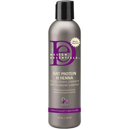 Design Essentials Oat Protein Henna Deep Cleansing Shampoo - 8 Oz.