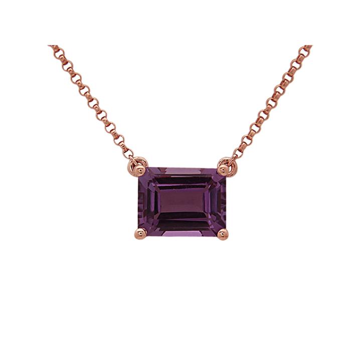 Limited Quantities! Diamond Accent Purple Amethyst 14k Gold Pendant Necklace