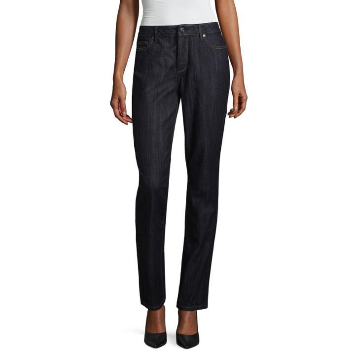 Liz Claiborne Classic Fit Straight Jeans