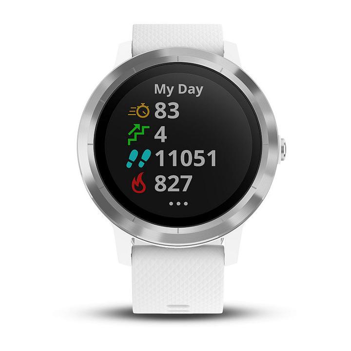 Garmin Vivoactive Unisex White Smart Watch-010-01769-21