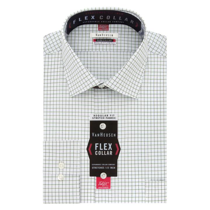 Van Heusen Flex Collar Dress Shirt Long Sleeve Woven Dress Shirt