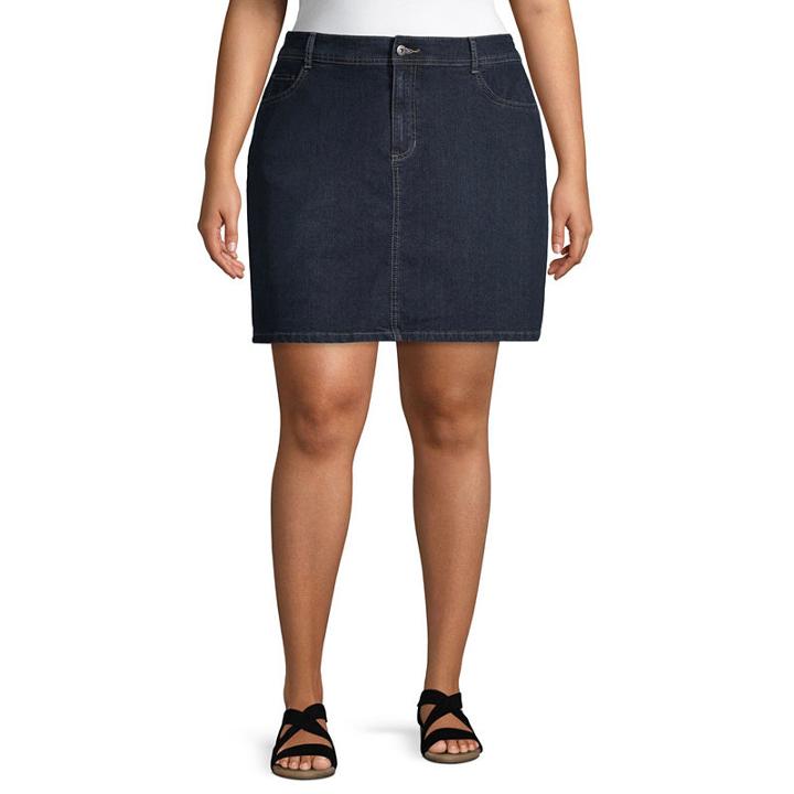 St. John's Bayclassic Denim Skort - Plus