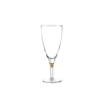Qualia Glass Helix Gold 4-pc. Iced Tea Glasses