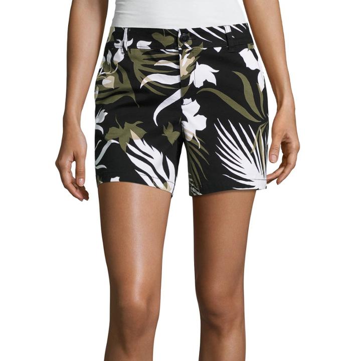 Liz Claiborne Knit Chino Shorts