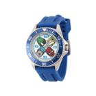 Marvel Mens Honor Blue Rubber Strap Watch