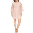 Worthington 3/4 Sleeve Lace Sheath Dress-plus