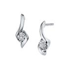 Sirena 1/5 Ct. T.w. Round Diamond 14k White Gold Earrings