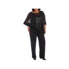 R & M Richards 2 Pc Poncho Pantsuit - Plus