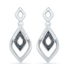 Diamond Accent Black Diamond Drop Earrings