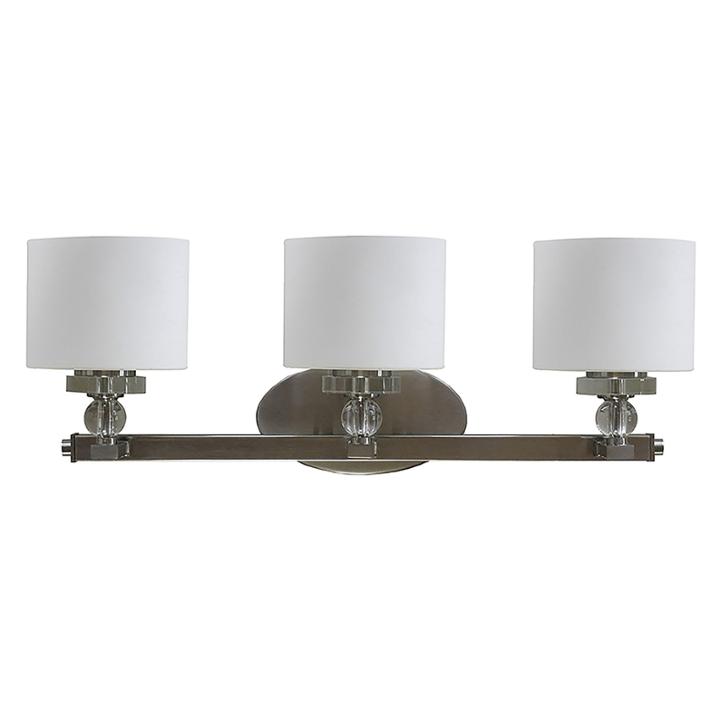 Orca 3-light Silver Bath Vanity