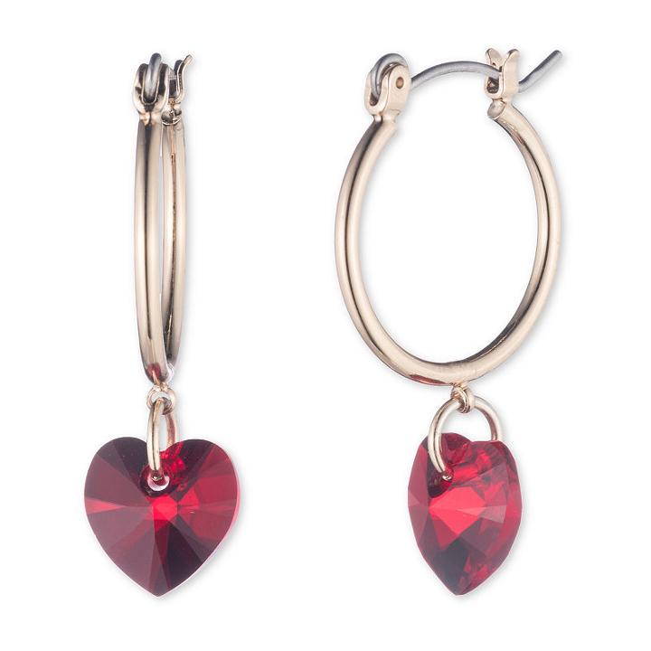 Gloria Vanderbilt Brass 34.9mm Hoop Earrings