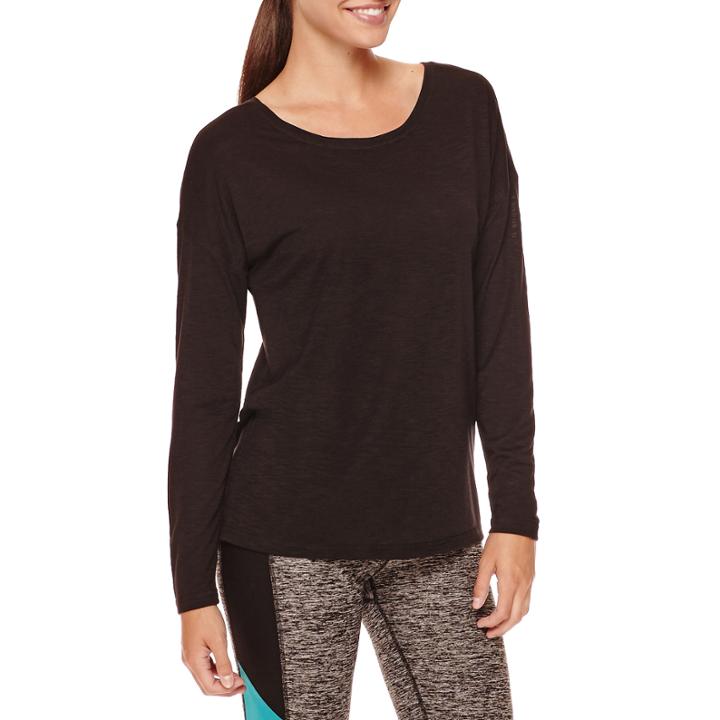 Xersion&trade; Long-sleeve Cross Back Tee - Tall