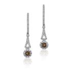 Levian Corp Le Vian 1/2 Ct. T.w. White Diamond 14k Gold Drop Earrings