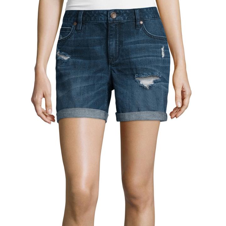 A.n.a Roll Cuff Boyfriend Shorts
