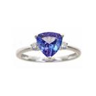 Limited Quantities! 1/8 Ct. T.w. Blue Tanzanite 14k Gold Cocktail Ring