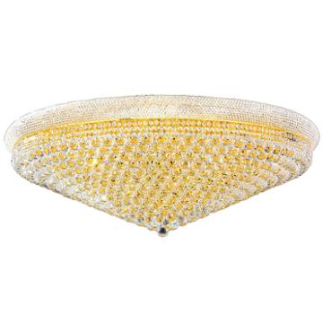 Empire Collection 33 Light Clear Crystal Flush Mount Ceiling Light