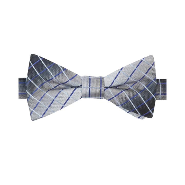 Van Heusen Cedar Grid Pre-tied Silk Bow Tie