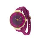 Tko Orlogi Womens Purple Silicone Strap Wrap Watch