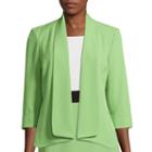 Black Label By Evan-picone 3/4-sleeve Bracelet Sleeve Jacket