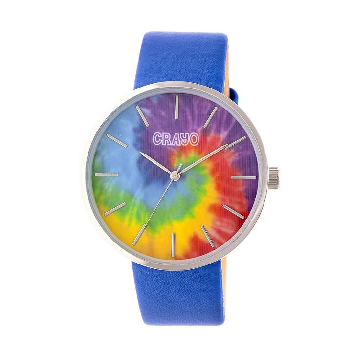 Crayo Unisex Blue Strap Watch-cracr4202