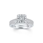 Modern Bride Signature 1 Ct. T.w. Diamond 14k White Gold Engagement Ring