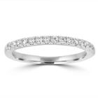 Womens 1/3 Ct. T.w. White Diamond 14k Gold Band