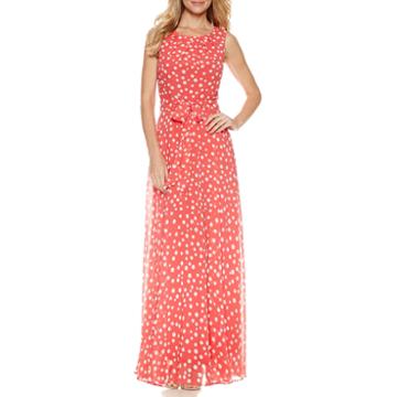 R & K Originals Sleeveless Dots Maxi Dress