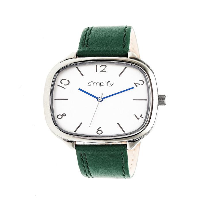 Simplify Unisex Green Strap Watch-sim3504