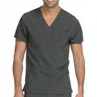 Med Couture Mens Activate Stretch V-neck Scrub Top