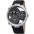 Joshua & Sons Mens Black Strap Watch-j-119gy