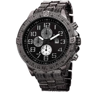 Joshua & Sons Mens Black Strap Watch-j-78bk