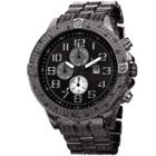 Joshua & Sons Mens Black Strap Watch-j-78bk