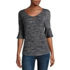 Ana Flounce Sleeve Tee