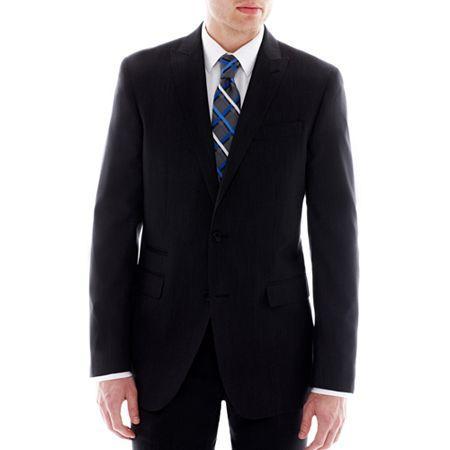 Jf J. Ferrar Black Nailhead Slim-fit Suit Jacket