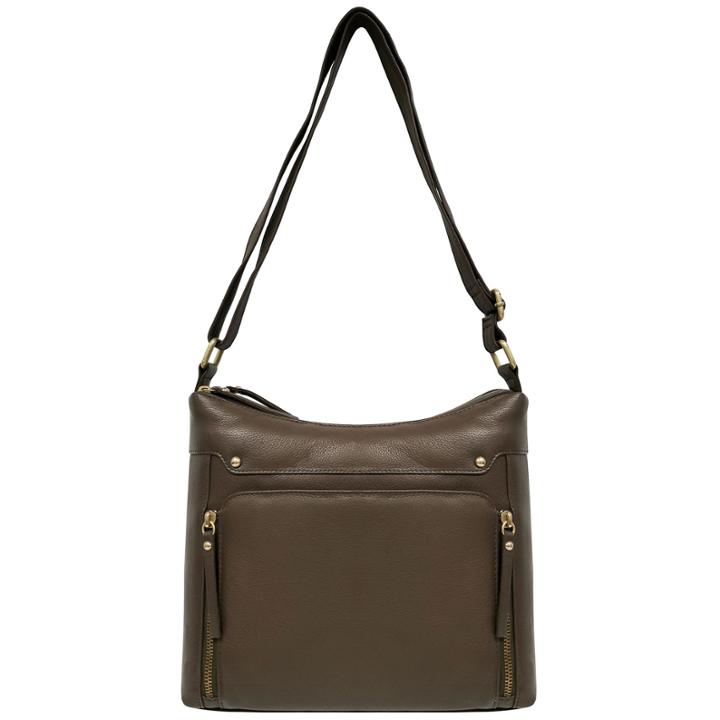 Ef Leather Zip Hobo