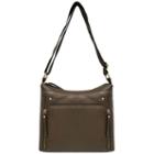 Ef Leather Zip Hobo