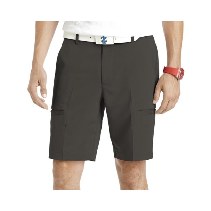 Izod Herringbone Flat-front Cargo Shorts