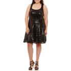 B. Darlin Sleeveless Party Dress-juniors Plus