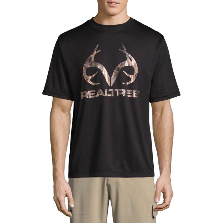 Realtree Mesh Short Sleeve Crew Neck T-shirt