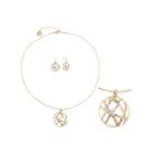 Liz Claiborne Womens 2-pc. Clear Jewelry Set
