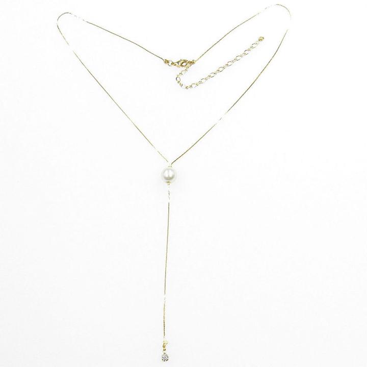 Vieste Rosa Vieste Fashion Pearl Womens Y Necklace