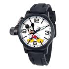 Disney Crown Protector Mens Mickey Mouse Silicone Strap Watch