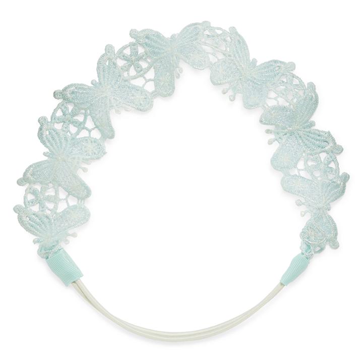 Carole Blue Butterfly Headband