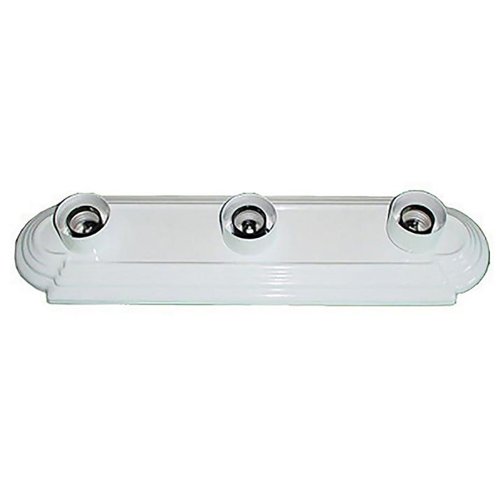 Victor 3-light White Bath Vanity