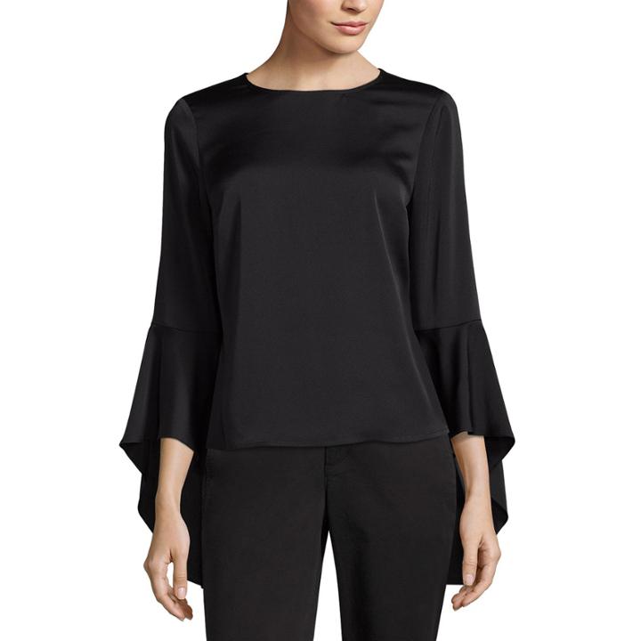 Tpt Slv Satin Blouse