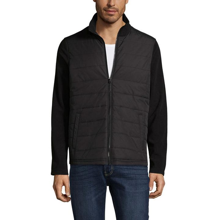 Claiborne Mock Neck Long Sleeve Layered Sweaters