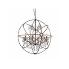 Warehouse Of Tiffany Edwards Antique Bronze And Crystal 24-inch Sphere Chandelier