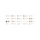 Decree 20-pc. Clear Earring Sets
